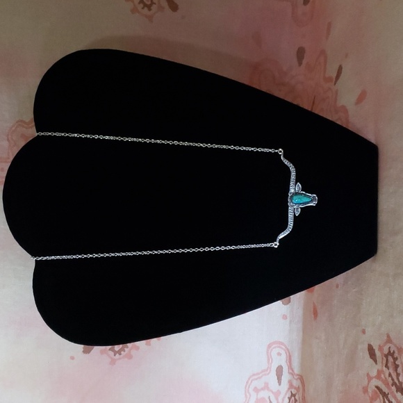 Longhorn Necklace Western Country Cowgirl Steer Head Cow Head Bull Head Vaquera - Picture 6 of 13